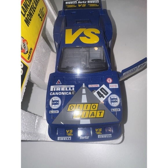 Vintage Burago 1:24 Lancia Beta Montecarlo 0170 Metal Diecast (18/2/1983) #40 - Picture 7 of 16
